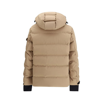 Moncler Grenoble Beige Polyamide Full-Length Jacket