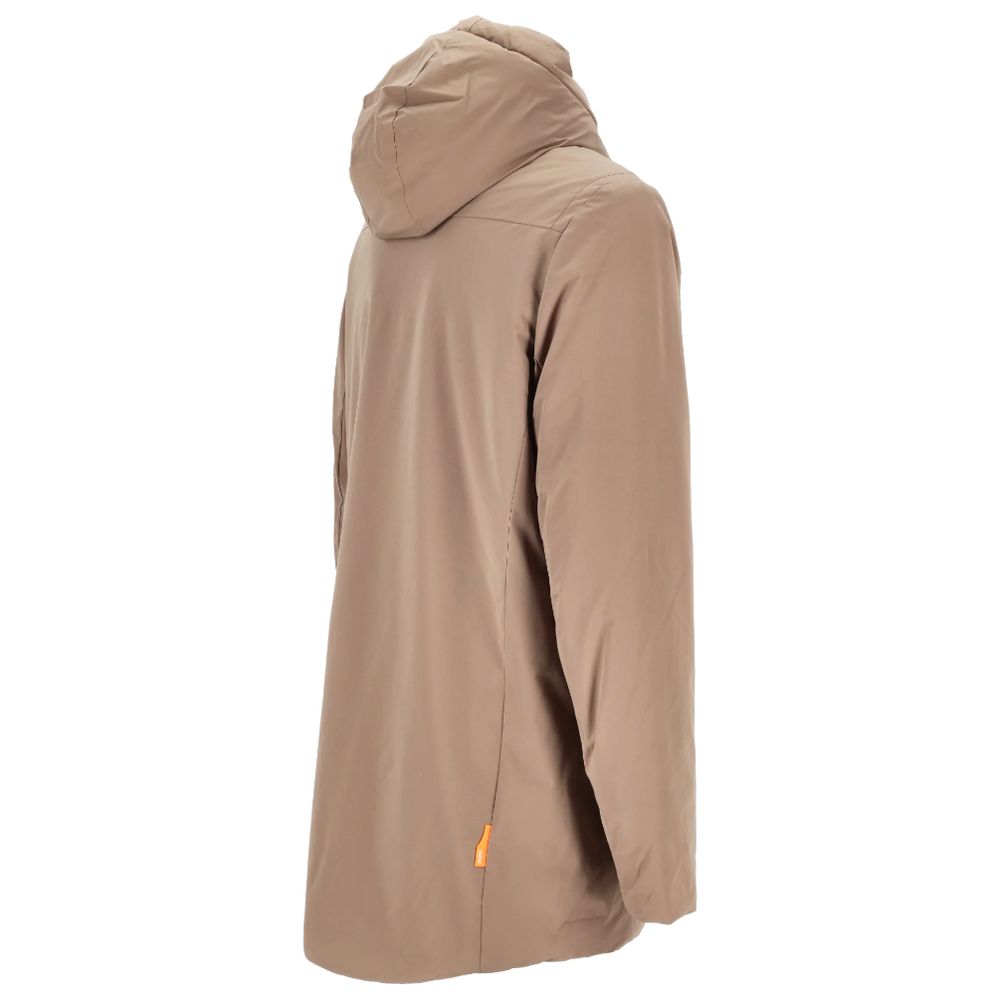 Suns Beige Polyester Jackets & Coat