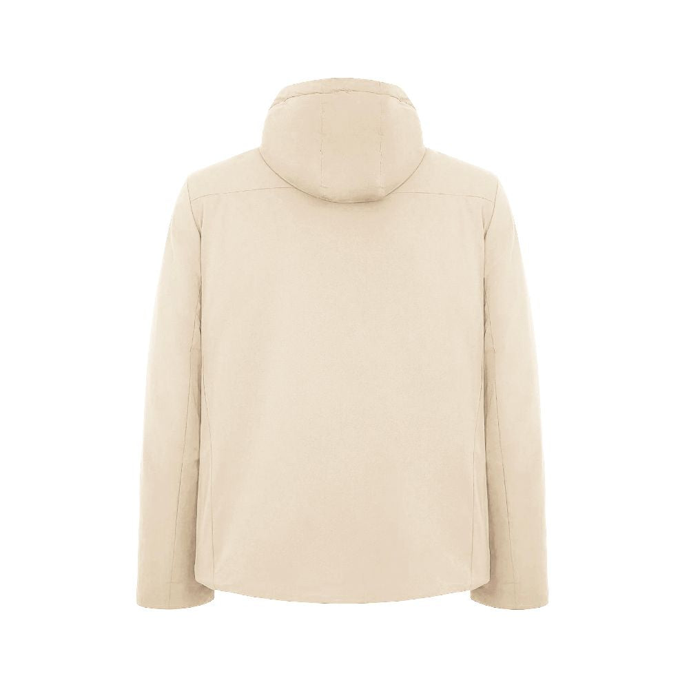 Suns White Polyester Jackets & Coat