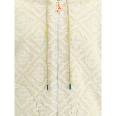 Casablanca Cream Polyester Shell Jacket