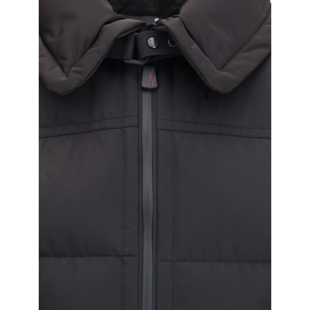 Moncler Grenoble Black Polyester Sleveless Jacket