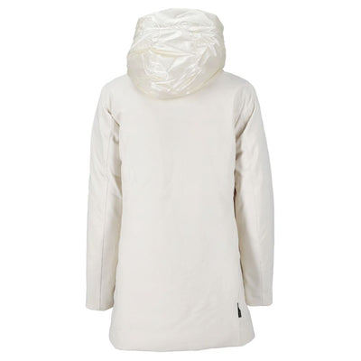Suns White Polyester Jackets & Coat