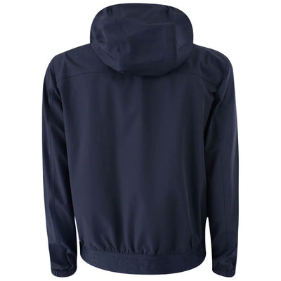 Yes Zee Blue Nylon Jackets & Coat