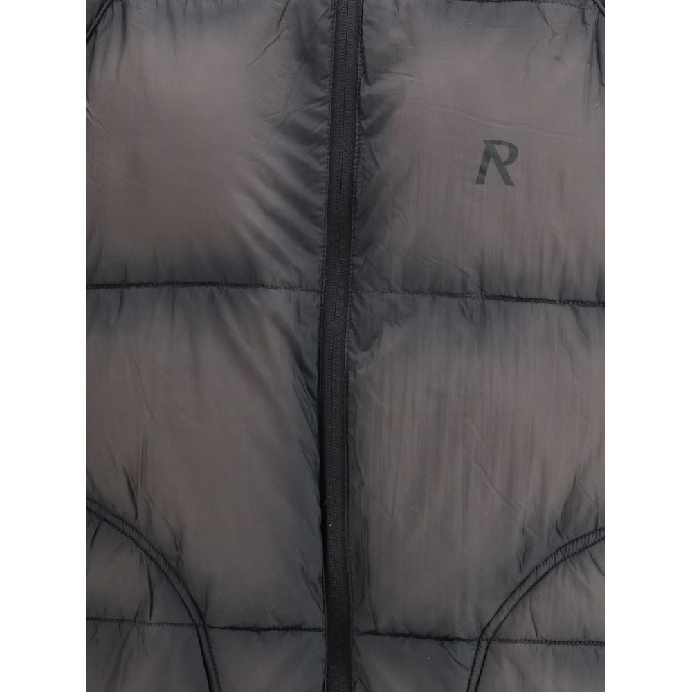 Represent Black Nylon Full-Length Jacket