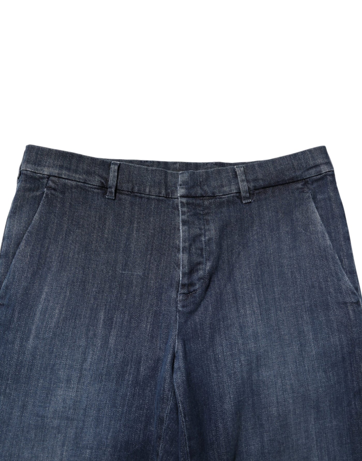 Prada Dark Blue Mid Waist Skinny Fit Men Denim Trouser Jeans