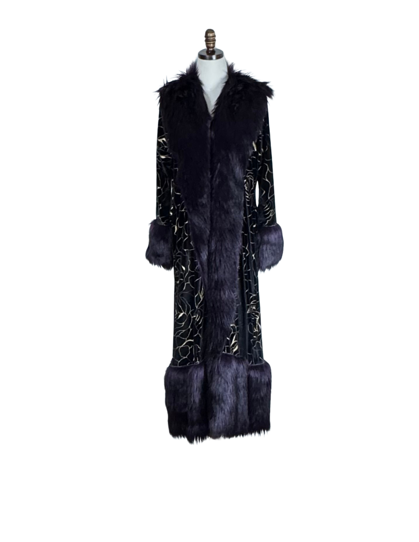 Penny Deluxe Le Lido Velvet Faux Fur Jacket