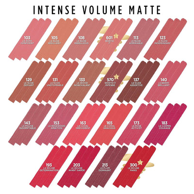 L'Oreal Paris Colour Riche Intense Volume Matte Lipstick, Lip Makeup Infused with Hyaluronic Acid for up to 16HR Wear, Worth It, 0.06 Oz