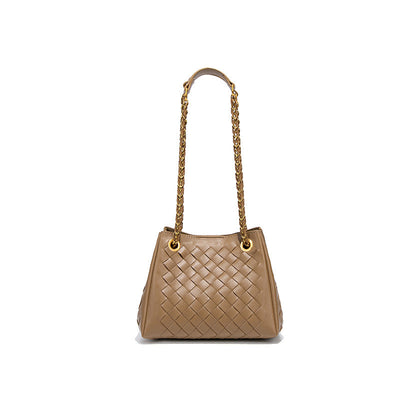 Women Hand Woven Bag Parachute Chain Bag Woven Portable Vegetable Basket Shoulder Bag