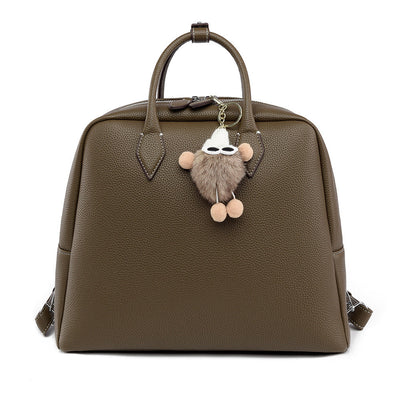 Backpack Simple Briefcase Large Capacity Office Backpack Casual Texture Handbags Women