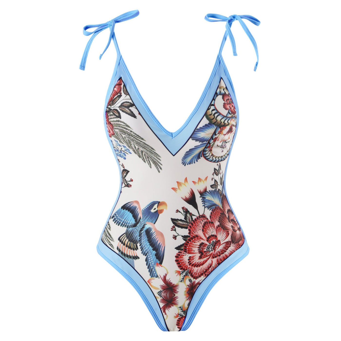 Women One Piece Swimsuit Women Skinny Slimming Retro Tied Swimsuit Suit Chiffon Dress