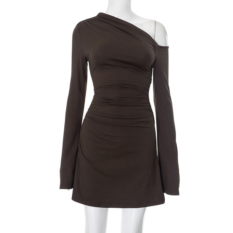 Women Leopard Print Sexy Backless Slim Fit Sheath Dress