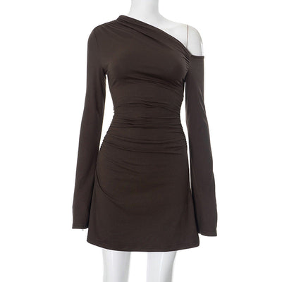 Women Leopard Print Sexy Backless Slim Fit Sheath Dress