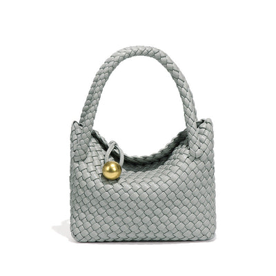 Women Crossbody Handbag High Grade Light Luxury Shoulder Cross Body Hand Carrying Handmade Woven Bag Vegetable Basket Clutch