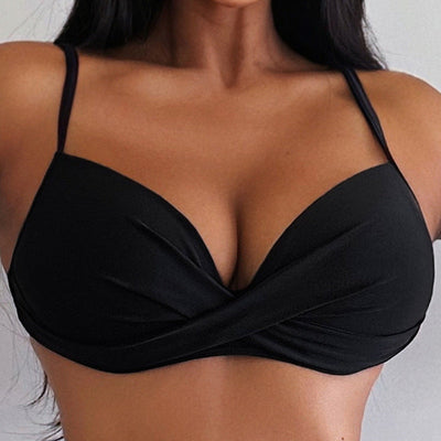 Women Unlined Top Swimsuit Hard Bag Lady Sexy Swimsuit Sexy Swimsuit