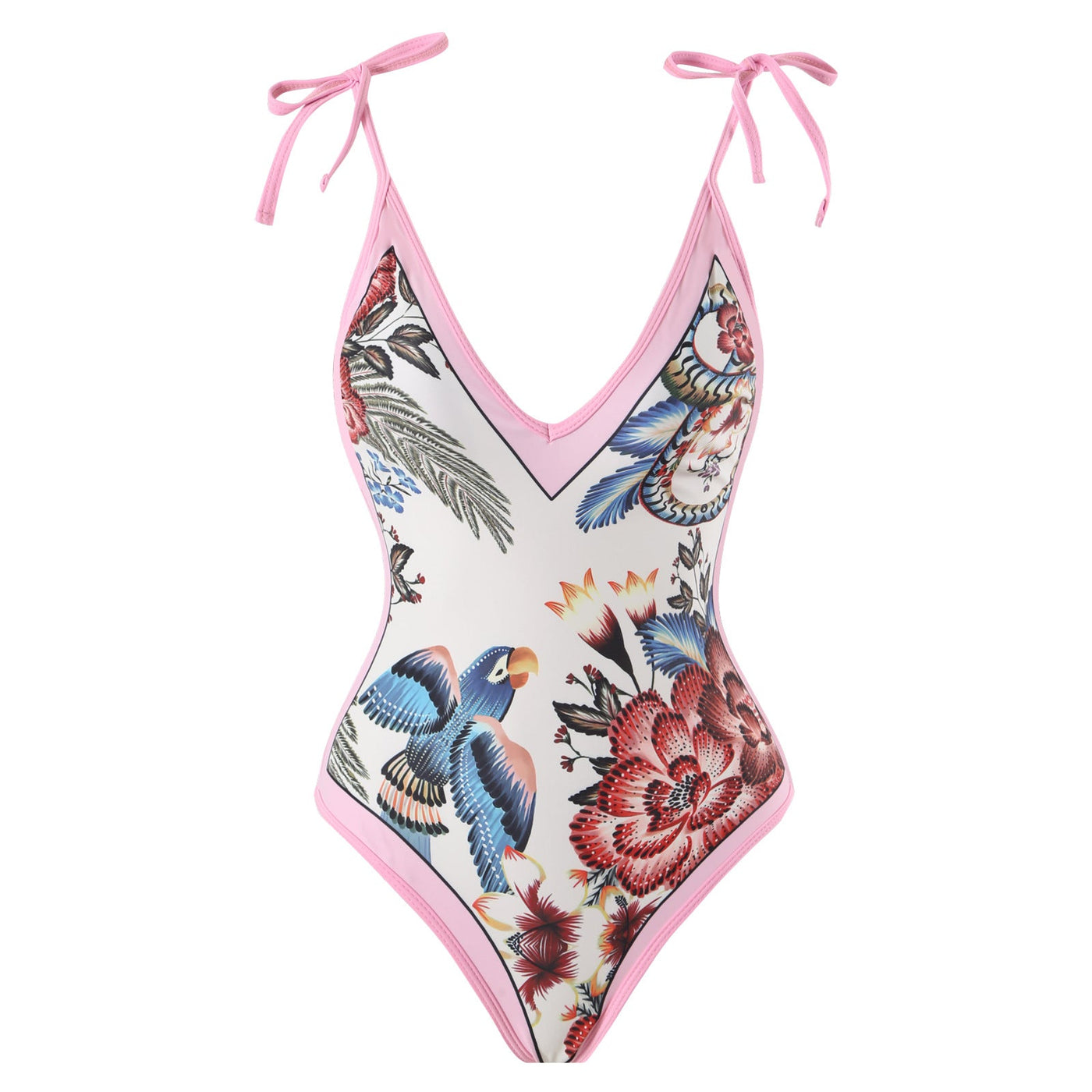 Women One Piece Swimsuit Women Skinny Slimming Retro Tied Swimsuit Suit Chiffon Dress