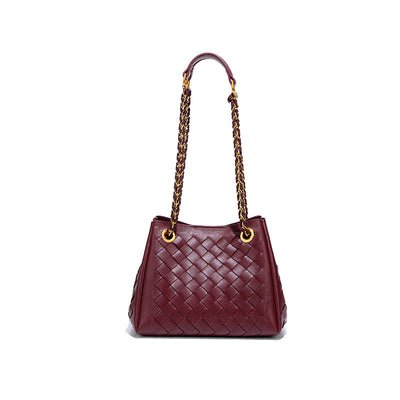 Women Hand Woven Bag Parachute Chain Bag Woven Portable Vegetable Basket Shoulder Bag