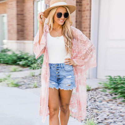 Sexy Grape Silk Embroidered Seaside Vacation Sun Protection Clothing Beach Jacket Bikini Swimsuit Outwear Cardigan for Women