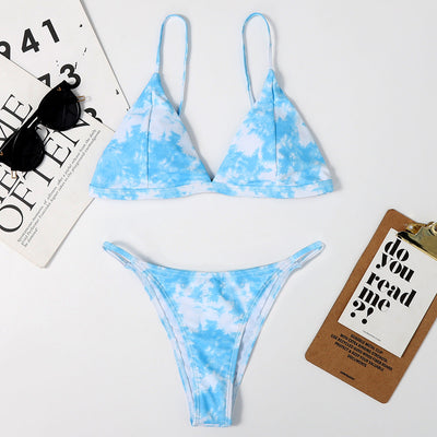 Women Three Point Sexy Bikini Split Swimsuit