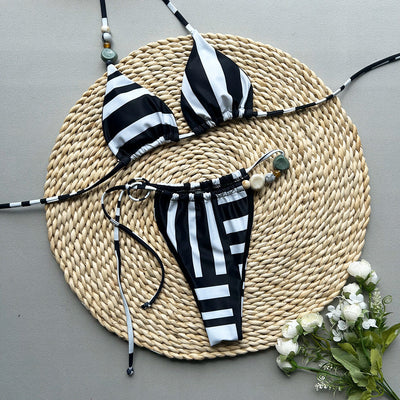 Bikini Sexy Bikini Stitching Split Women Swimsuit Women