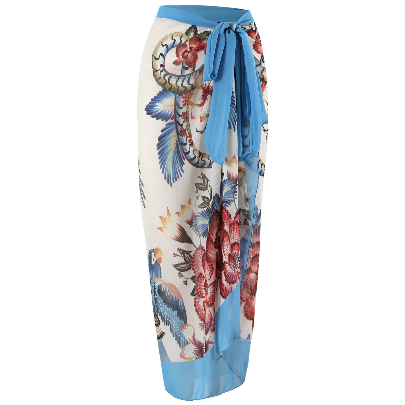 Women One Piece Swimsuit Women Skinny Slimming Retro Tied Swimsuit Suit Chiffon Dress