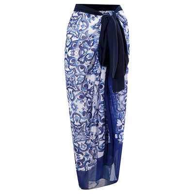 Two Piece One Piece With Skirt Swimsuit Anti Exposure Swimsuit