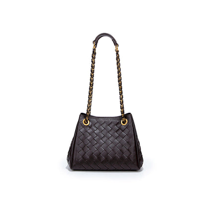 Women Hand Woven Bag Parachute Chain Bag Woven Portable Vegetable Basket Shoulder Bag