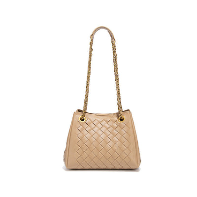 Women Hand Woven Bag Parachute Chain Bag Woven Portable Vegetable Basket Shoulder Bag