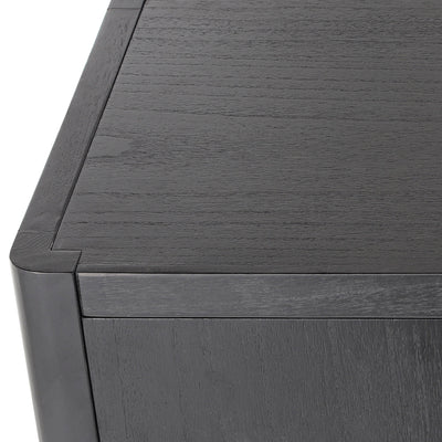 Mirod Farmhouse Style 4-Door Cabinet with Natural Finish, A Rustic Accent for Entryways or Small Spaces