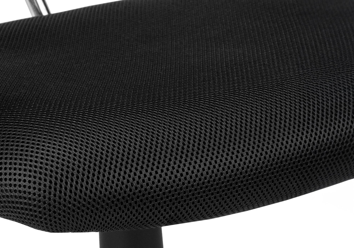 Office Chair, Adjustable Height, Swivel, Ergonomic, Armrests, Computer Desk, Work, Juvenile, Black Mesh, Black Metal, Contemporary, Modern