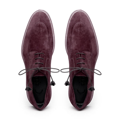 26-220-BDX CAMPO Sueded Goatskin Lace Up, Bordeaux