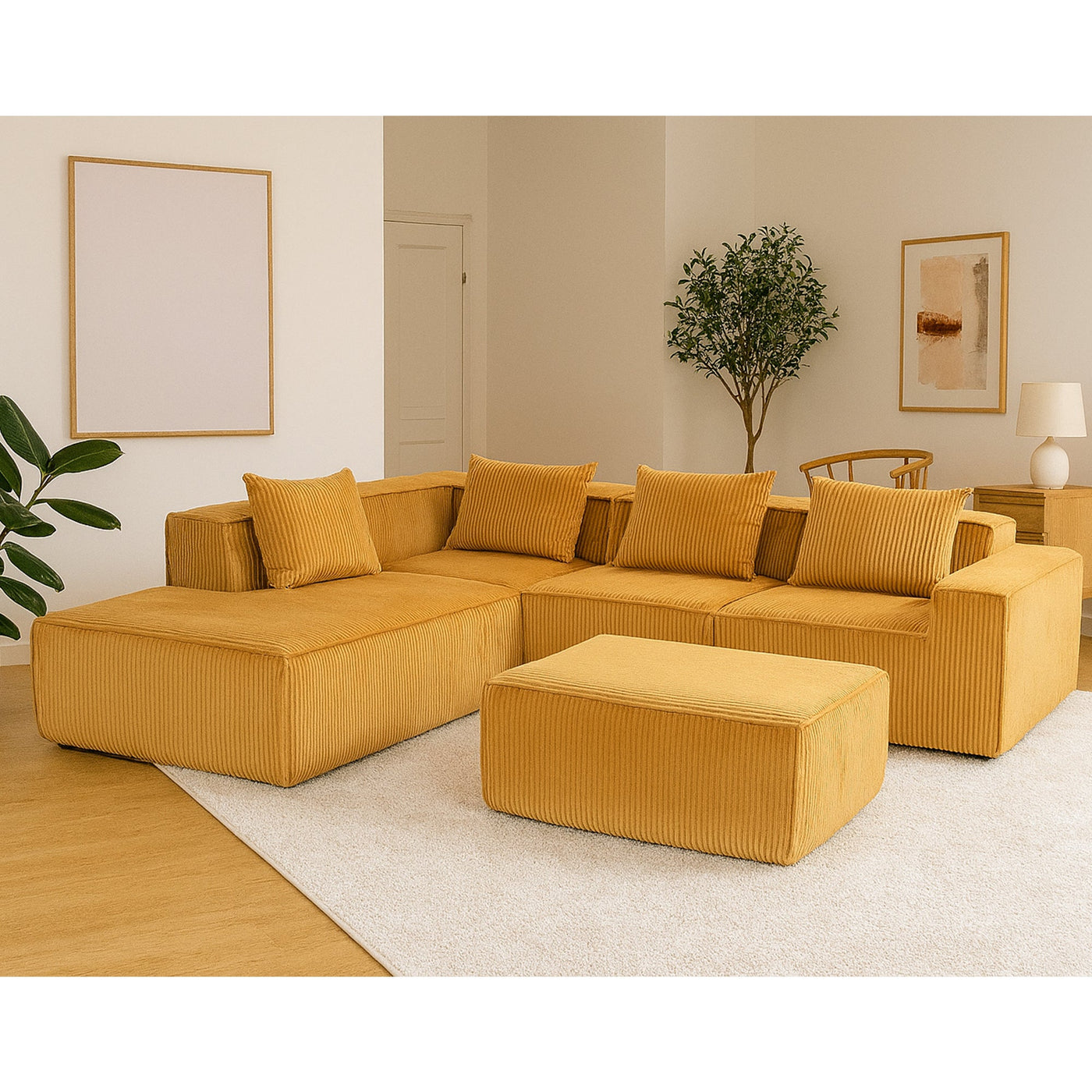 Multi person modular compression sofa that can be freely combined -33005-5
