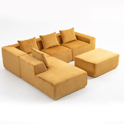 Multi person modular compression sofa that can be freely combined -33005-5