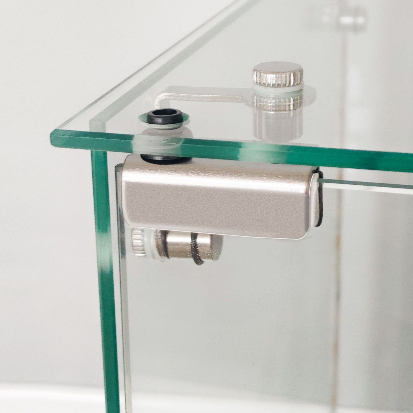 Tempered Glass Display Cabinet,Wine Cabinet, Storage Cabinet,File Cabinet, Tempered Glass Top,Bluetooth LED Light Strip,with Door Lock,suitable for Living Room, Bedroom,Hallway,Office,color:white