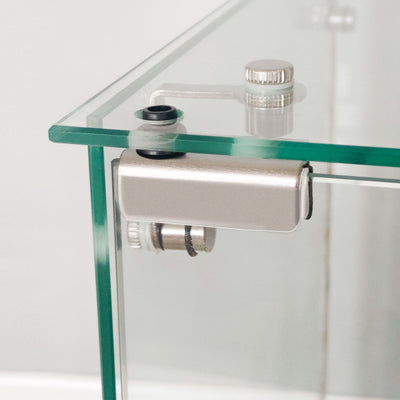 Tempered Glass Display Cabinet,Wine Cabinet, Storage Cabinet,File Cabinet, Tempered Glass Top,Bluetooth LED Light Strip,with Door Lock,suitable for Living Room, Bedroom,Hallway,Office,color:white