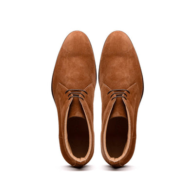 46-592-TOB MARCO Suede Calfskin Chukka Boot, Tobacco